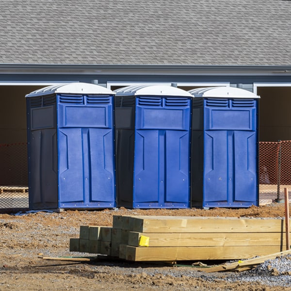 what is the expected delivery and pickup timeframe for the portable restrooms in Brockton PA